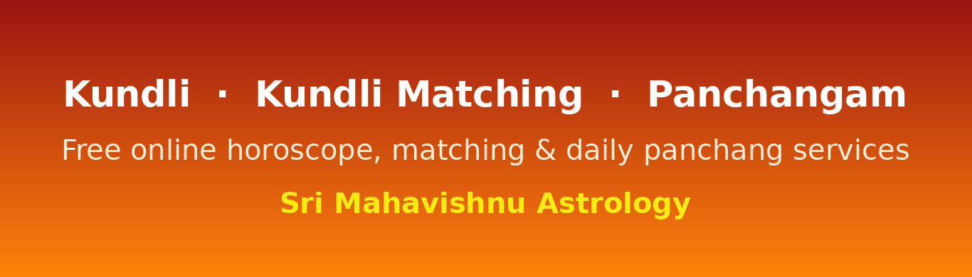 Kundli & Panchangam